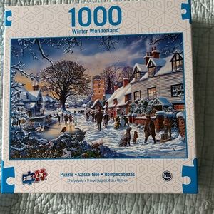 1000 PC TCG JIGSAW PUZZLE WINTER WONDERLAND Illustrated by Steve Crisp
